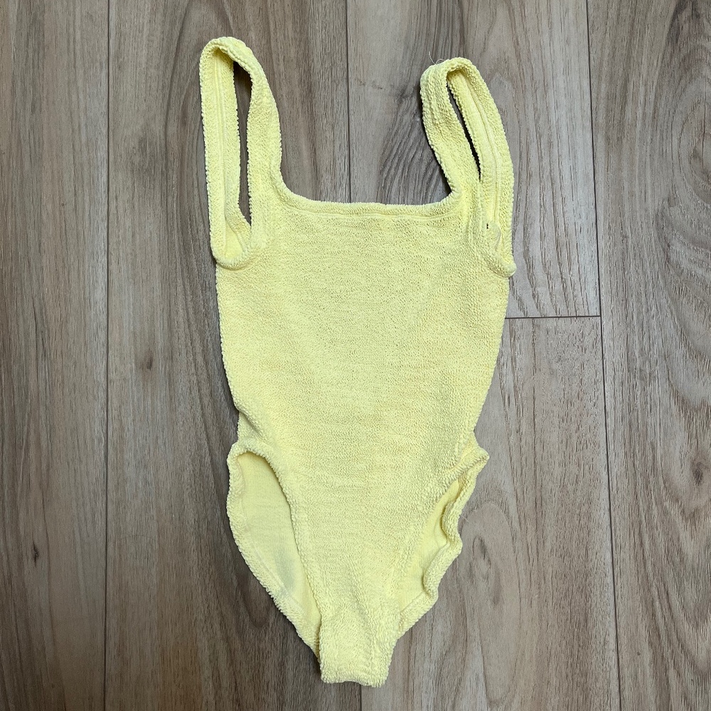 Hunza G Square Neck One Piece